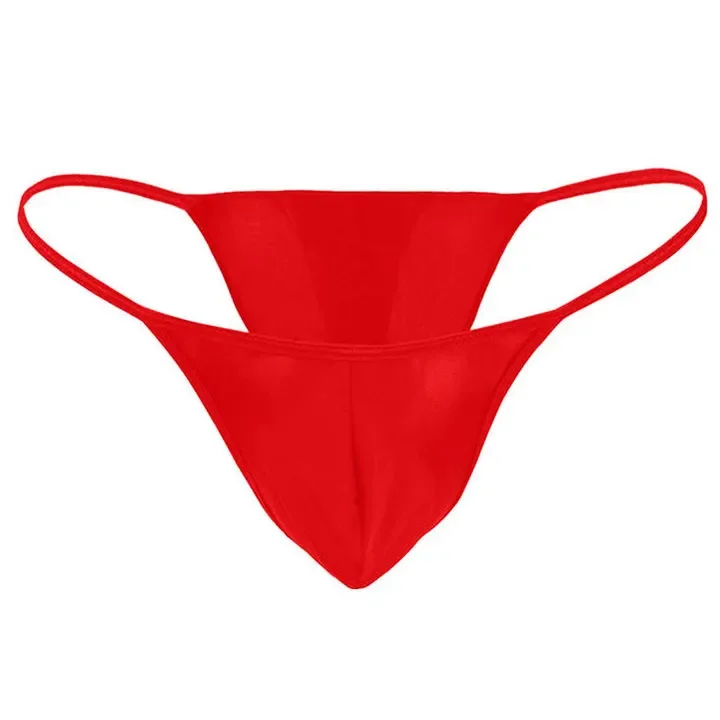 

Men Sexy T-Back Briefs Jockstrap G-String Underwear Breathable Thong Underpants Sissy Panties Mini Bikini Exotic Nightwear Cool