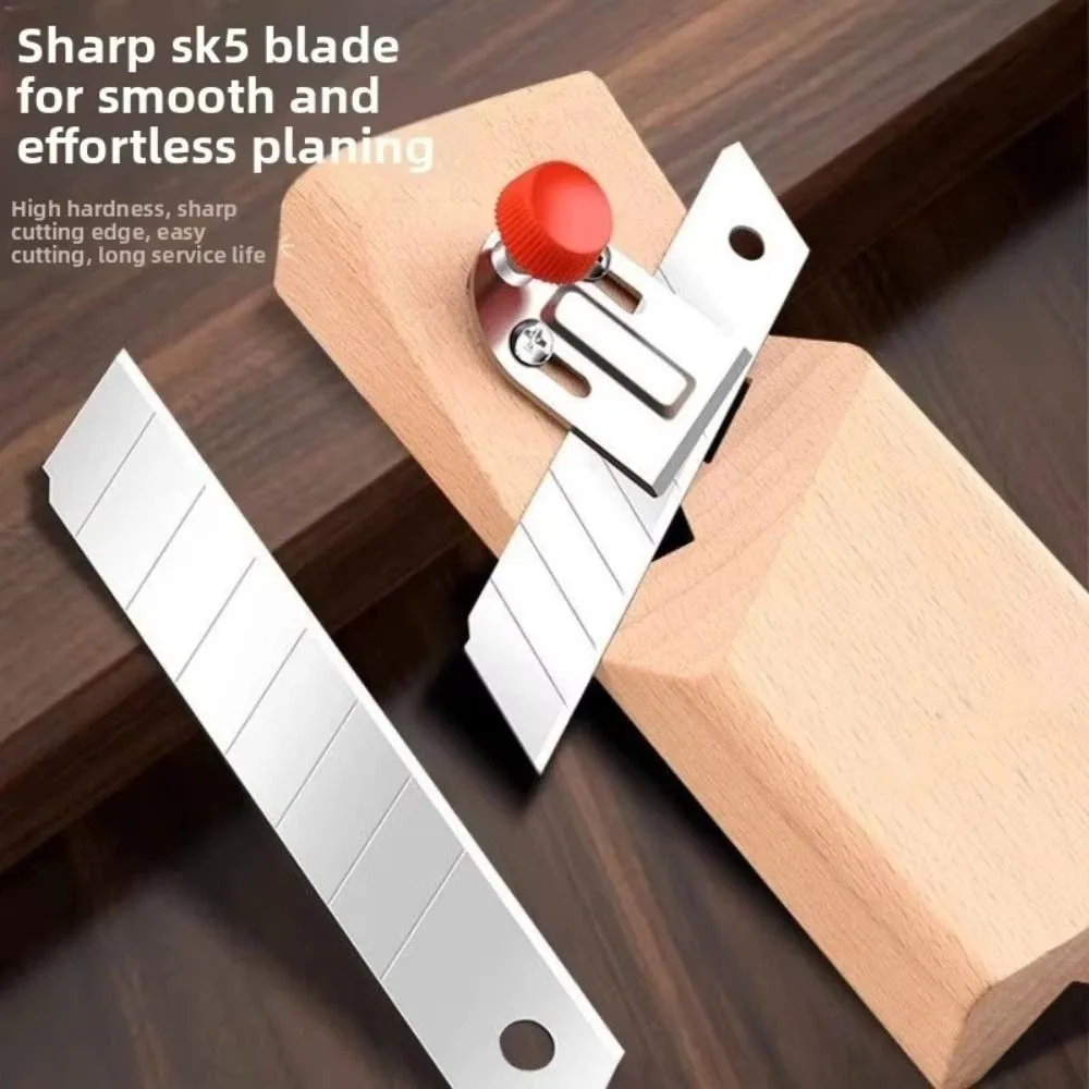 

V-shaped Woodworking Chamfer Planer Adjustable Angled Durable Wood Structure Chamfering Planer 45° Non-Electric