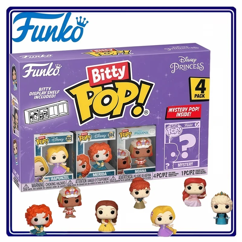 Funko Oficial Disney Princesa Rapunzel Mini Pop Blind Bag, Linda Figura de Vinilo para Decoración de Escritorio, Regalo para Coleccionistas de Memorabilia de Animación