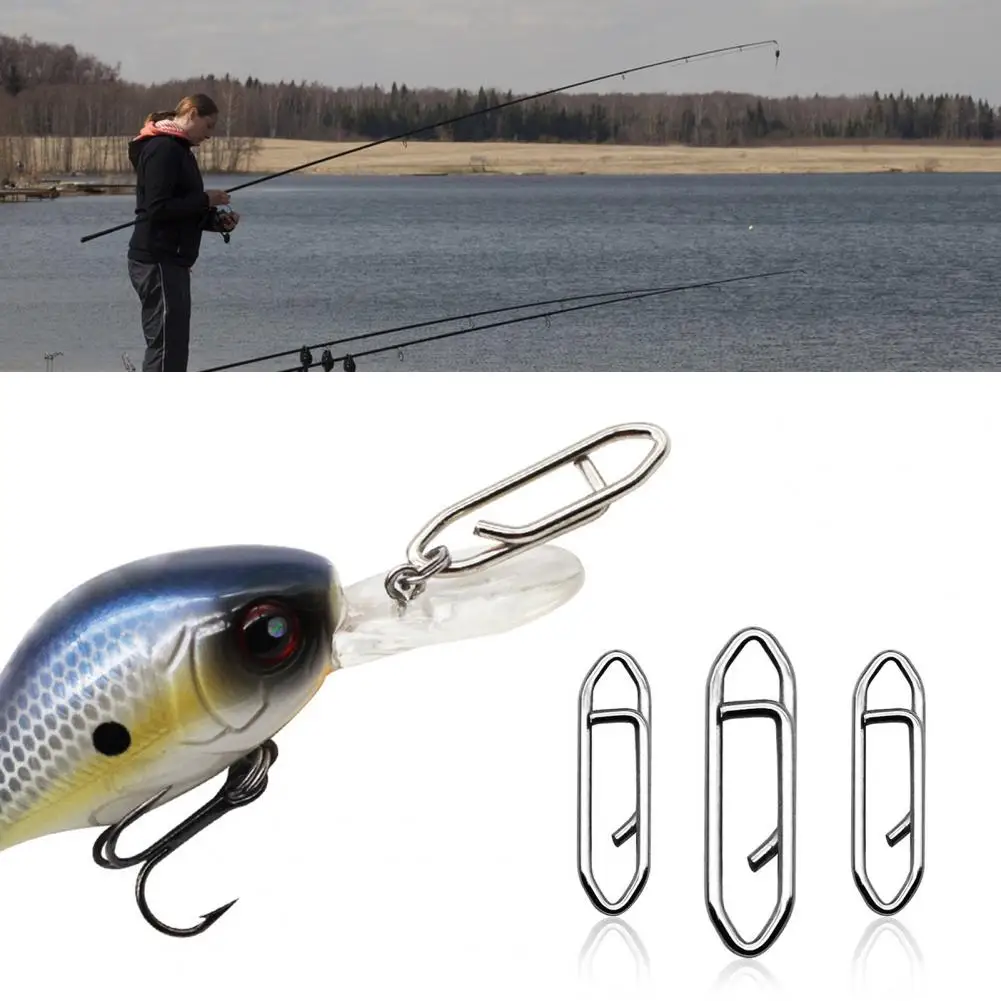 

260 шт., быстрые зажимы для рыбалки, овальные разъемные кольца, поворотный крючок для приманки, аксессуары, разъем для рыболовных снастей