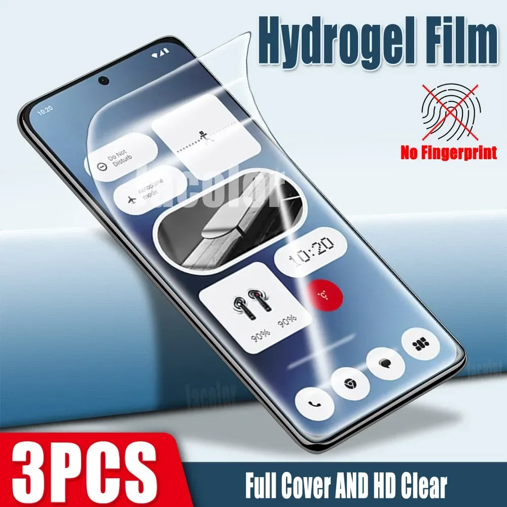 3PCS Hydrogel Film For Nothing Phone (2a) A142 (1) (2) A063 A065 Two 6.7 Inches Protection For No Thing 2a 2 1 Screen Protector