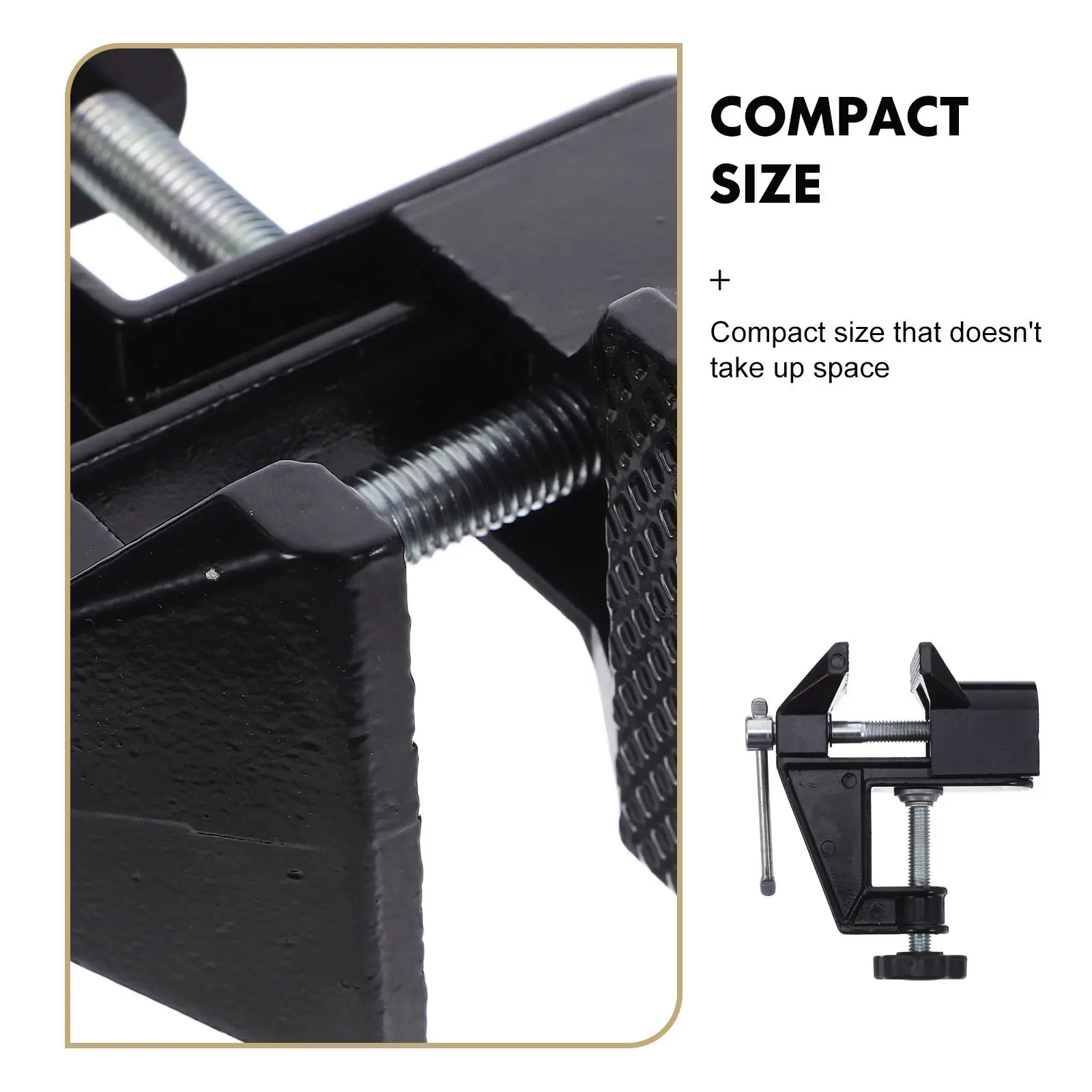 Multi-Functional Bench Vise Compact Mini Table Clamp 0-55Mm Range Heavy Duty Stable for Wood Metal Plastic DIY Home Workshop Use