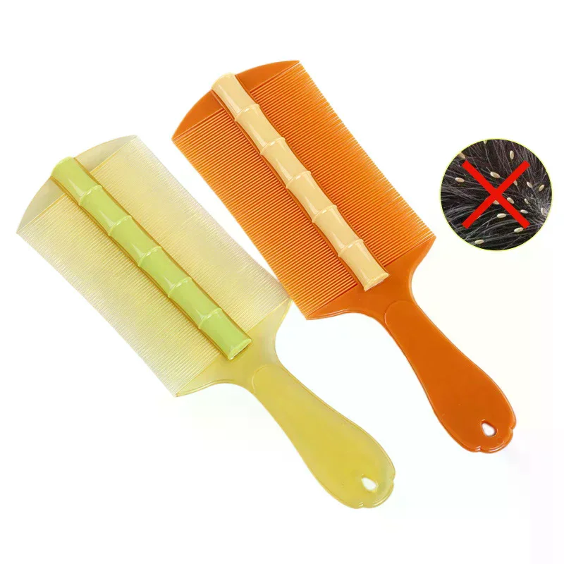 Sided Lice Comb Fine Tooth Scalp Massage Comb Professional Flea Removal Grate Ultra-Dense Comb Teeth For Children Pet Double