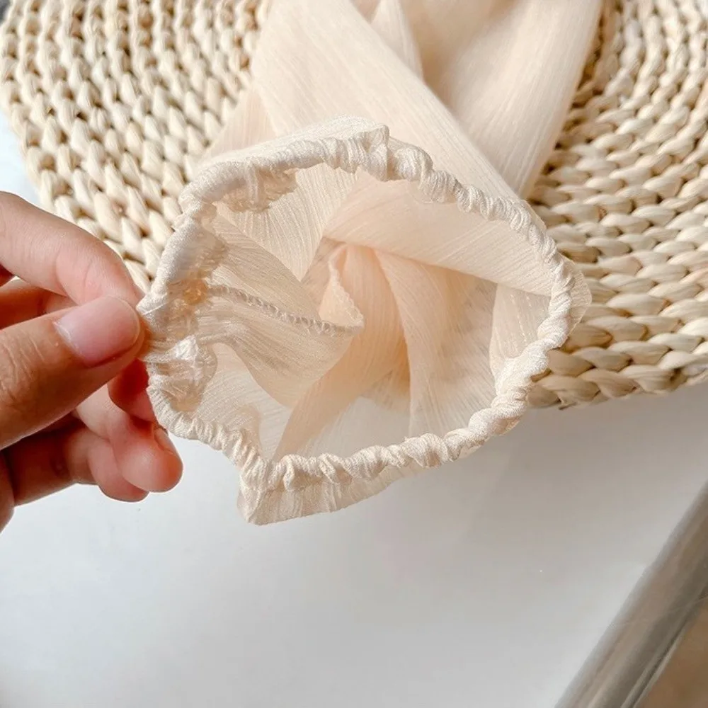 

Fashion Breathable Sun Sleeves Thin Anti-UV Driving Gloves Sun Protection Loose Fit Floral Lace Gloves