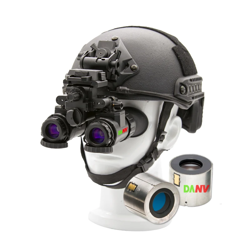 Sought-after White Phosphor Gen2+ с автогранированным шлемом — прикрепляемые очки ночного видения FOM1400-1600 PVS31