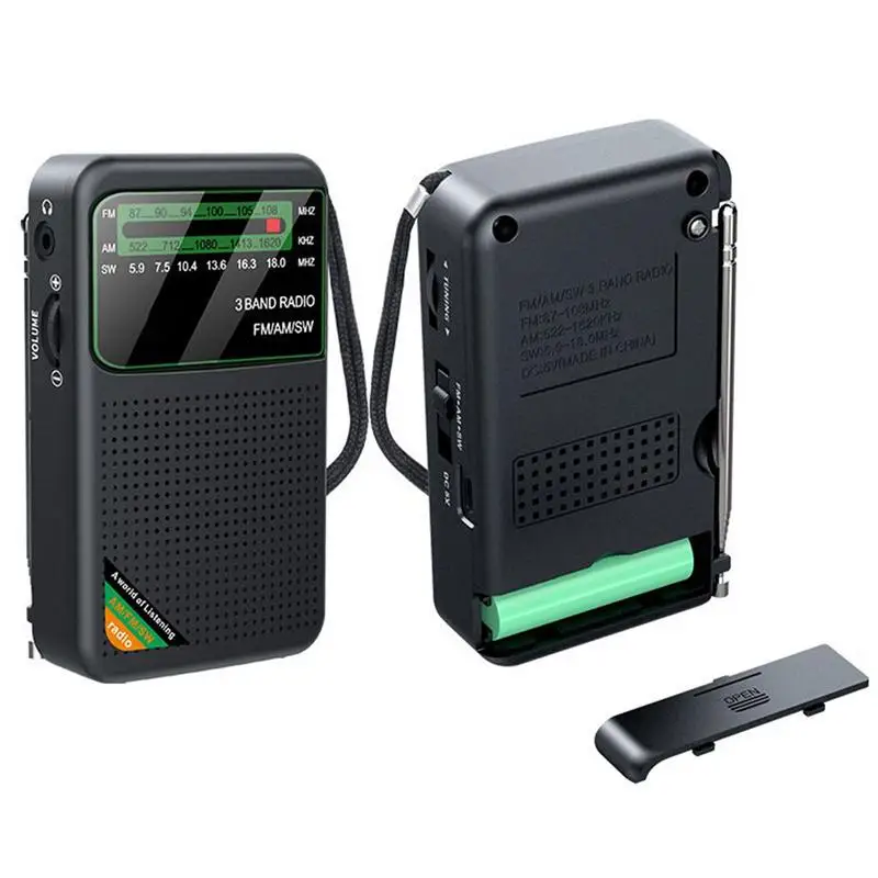 AM/FM портативное радио уличное FM AM SW радио многофункциональное винтажное компактное инструменты для выживания для путешествий-компаньона для мужчин, кемпинга