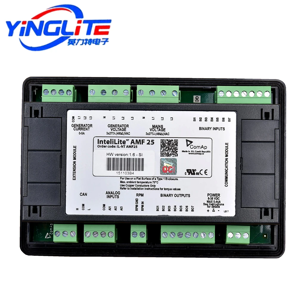 Imagem -03 - Diesel Auto Start Controller Módulo de Controle Gerador Compatível com Amf25 Amf-20 Mrs10 Amf-20