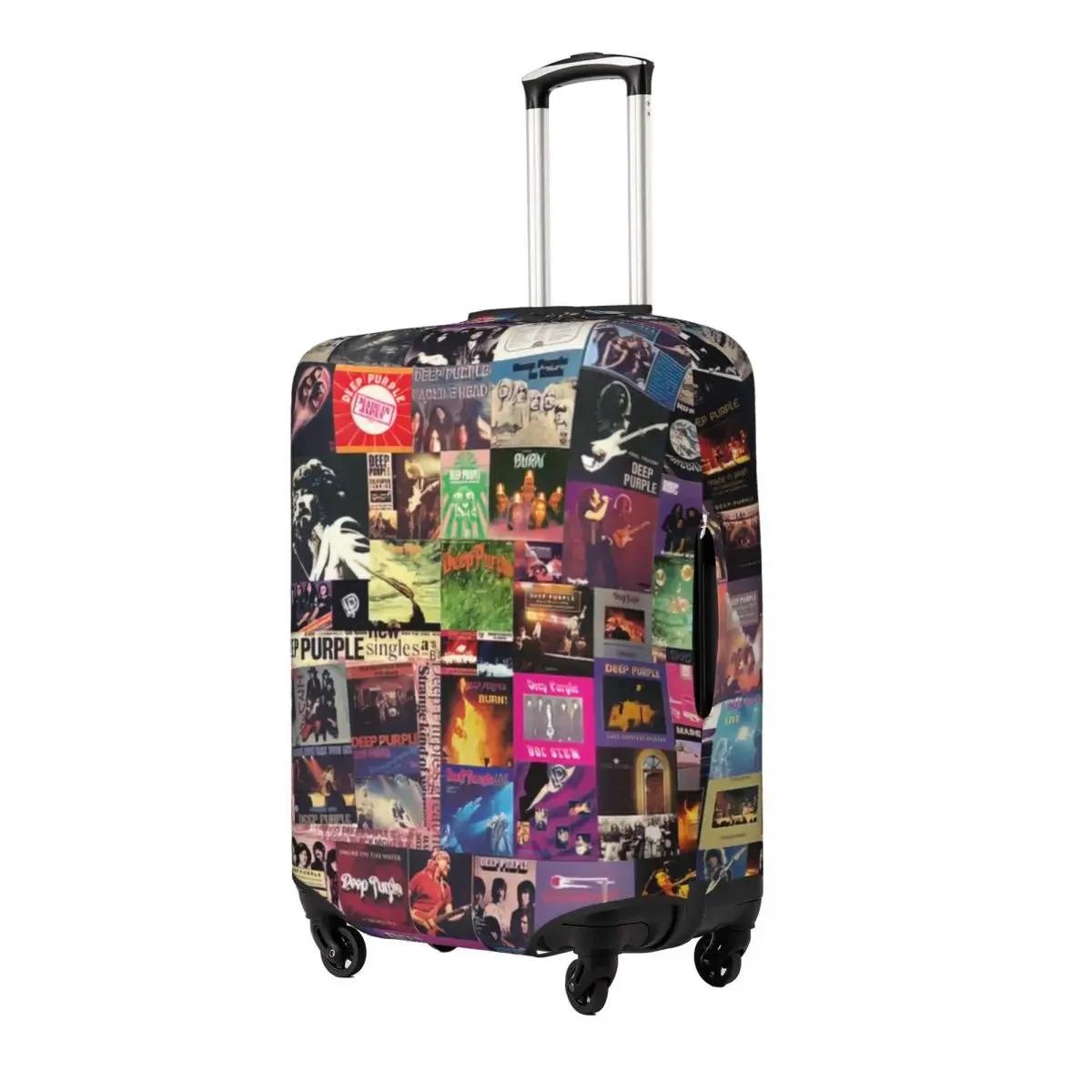 Deep  Collage Print Luggage Protective Dust Covers Elastic Waterproof 18-32inch Suitcase Cover Travel Accessories