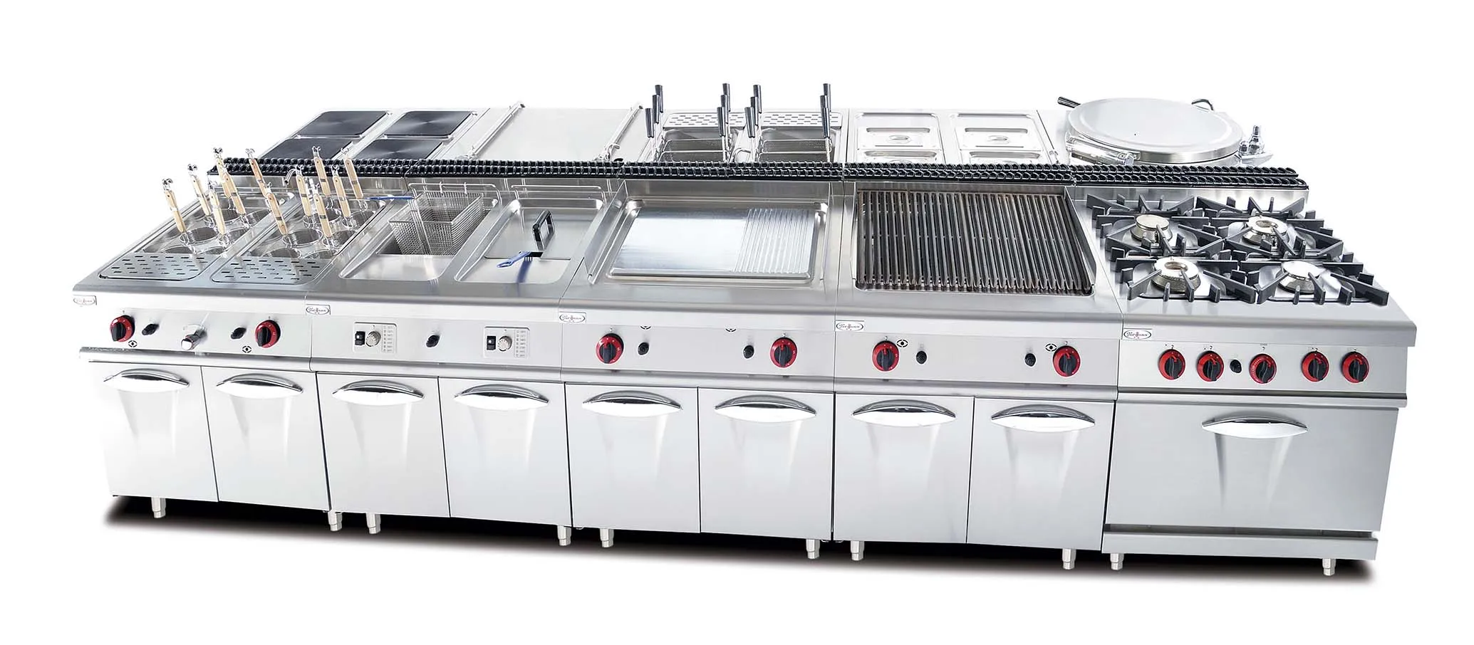 Restaurant Kitchen Commercial BBQ Lpg Gas Flat Burger Griddle Machine Contact Grill Sandwich Panini Maker