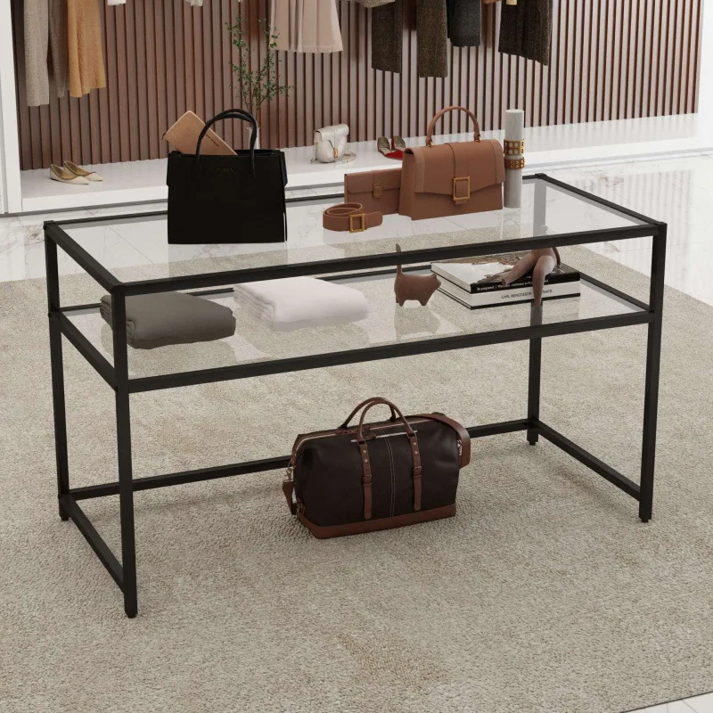 HYS clothing store display table placed in the middle of the Nakajima water platform women's clothing store jewelry cabinet bag