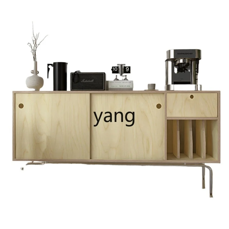 Yjq Vintage Tea, Coffee, Wine Cabinet, Mid-Ancient Storage Ocean Board Side Cabinet Customization