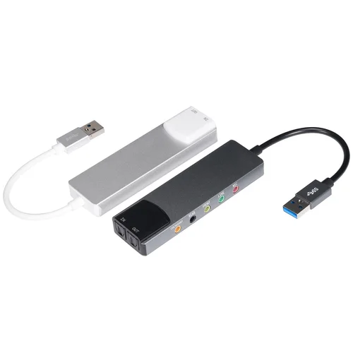 외부 Sienoc USB 2.0 가상 7.1 채널, Xear 3D 외부 USB 사운드 카드 오디오 어댑터, Windows XP 7 8 Linux Vista Mac OS용 