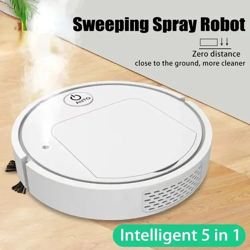 5-In-1 Sweeping Robot Mopping And Vacuuming Strong Cleaning Air Purification Intelligent Robot Household Appliances