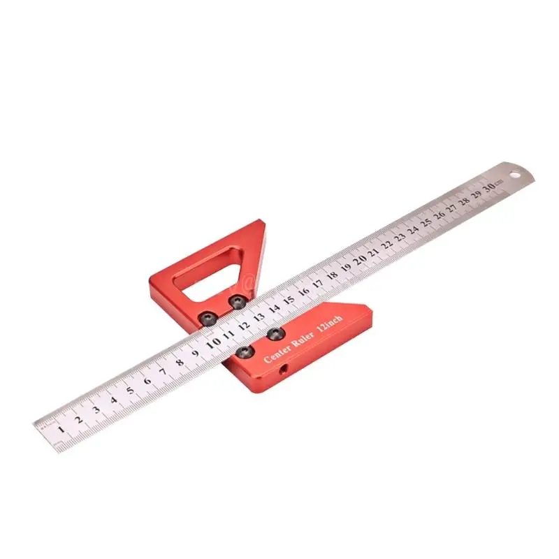 

Aluminum Alloy Center Scriber Suitable for Woodworking Measurement Layout Tool Drawing Gauge Durable Corrosion Resistant