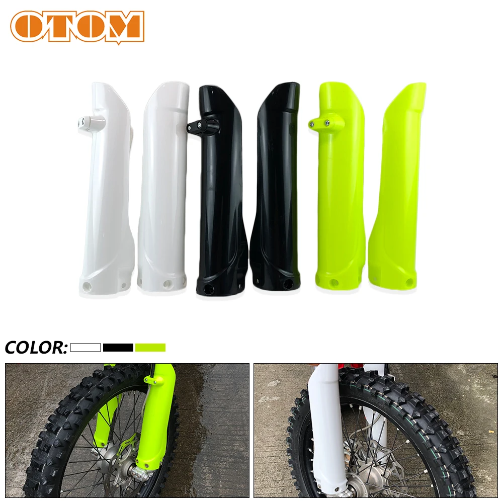 OTOM Dirt Bike Motorcycle Absorber Front Fork Protectors Protection Guard Frame Cover For HUSQVARNA TE125 TE150 TE 250 300 TX300