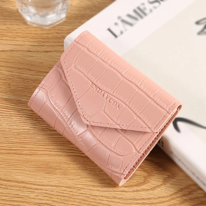 New Korean version small wallet stone pattern large capacity multi-functional coin purse card holder integrated