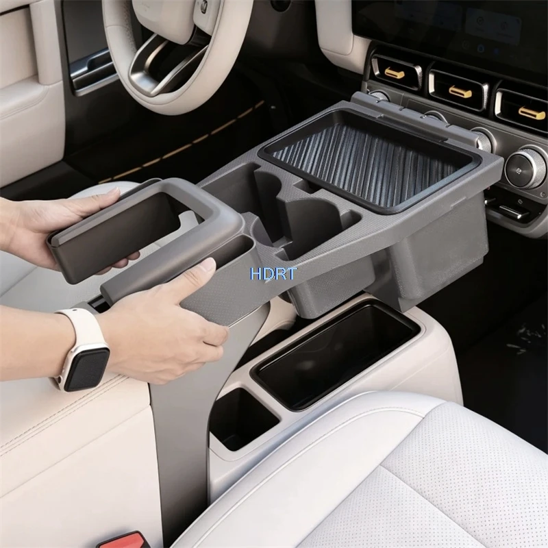 For Chery iCar V23/iCaur V23S 2025 + Car Styling Center Console Storage Box Water Cup Organizer Cover Dust Proof Pad Accessories