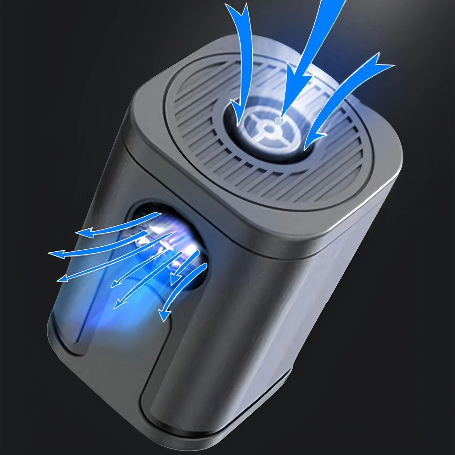 2400mAh USB Rechargeable Mini Portable Air Pump, Electric Inflator Deflator, Suitable for Pool Floats, Air Mattress, Vacuum Stor