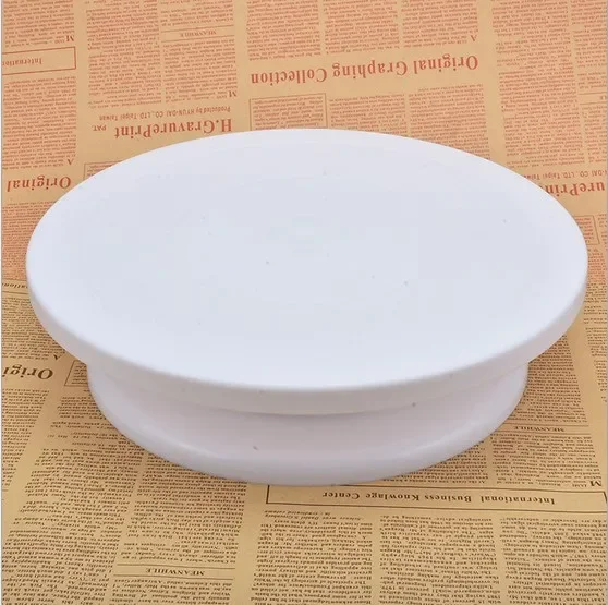 

28cm Pastry Turntable Plastic Cake Rotating Table Anti-skid Round Cake Turntables Stand Cake Decorating Baking Tools