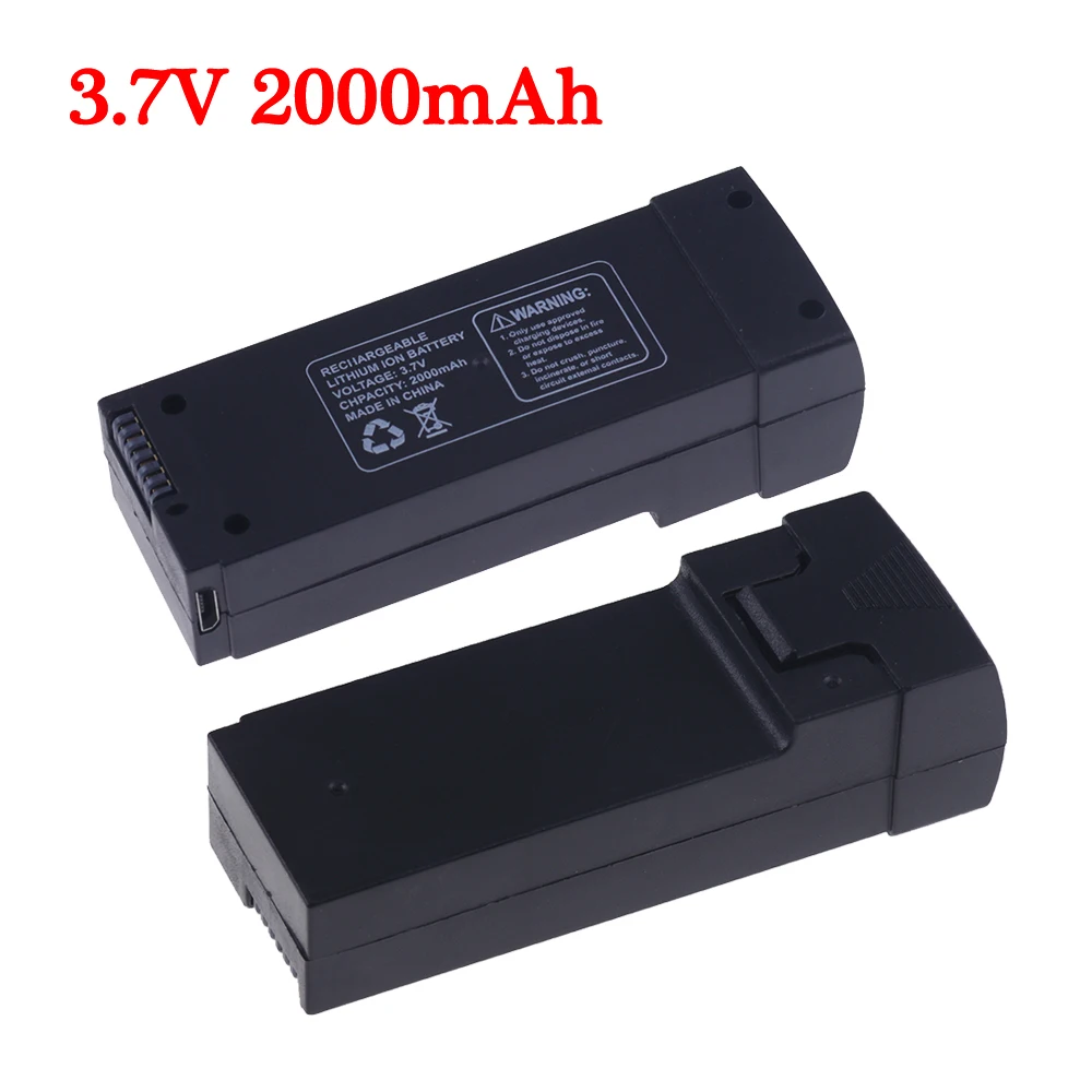 3.7V Battery For Z908 PRO RC Drone Spare Parts 3.7V 2000MAh Lipo Battery For Z908 RC Quadcopter Z908 PRO Drone Battery