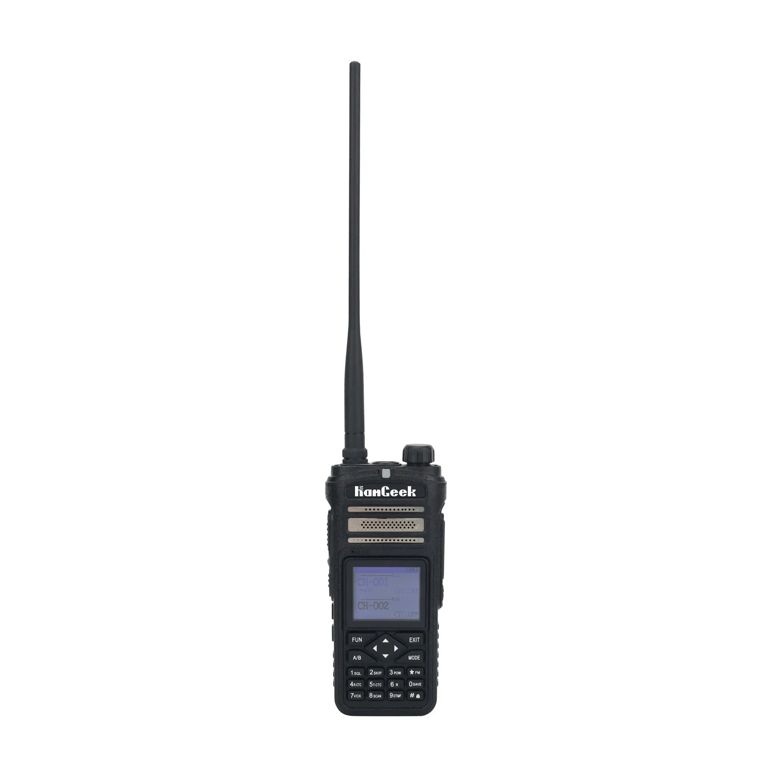 HamGeek HG86W 18W VHF UHF Transceiver Handheld Walkie Talkie FM Radio with Color Screen