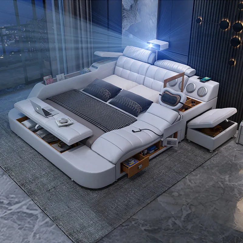 Show Replica Bed Bedroom Beauty Safe Designer European Simple Bed Bedroom Children Modern Designer Muebles Trendy Furniture