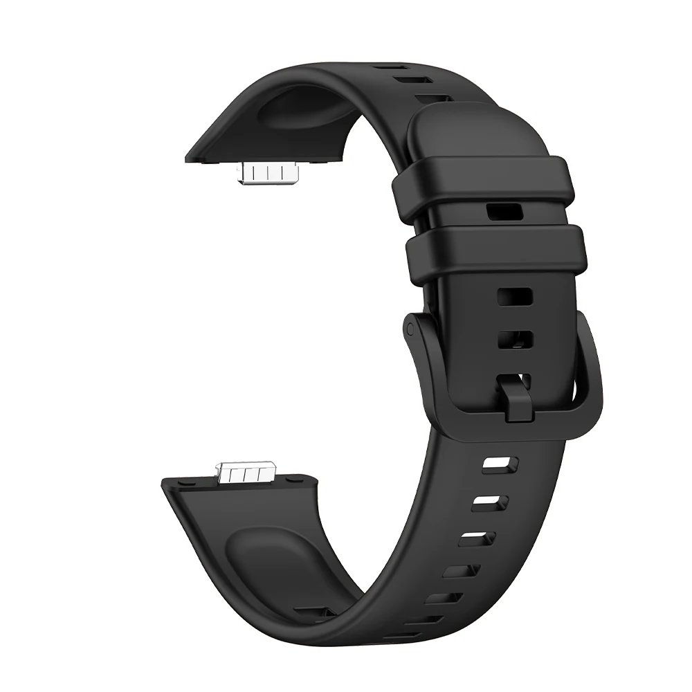 Official Silicone Strap For Huawei Watch Fit 5/4/3 Huawei Watch Fit 4 5 Pro Band Colorful Buckle Bracelet Accessories Wristband