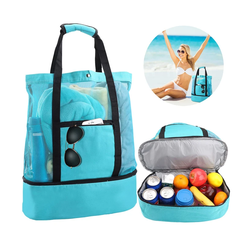 Outdoor Picnic Bag Ice Packs Large Capacity Insulation Pack Fresh Portable Lunch Box Bag Travel Food Storage Breakfast Bags