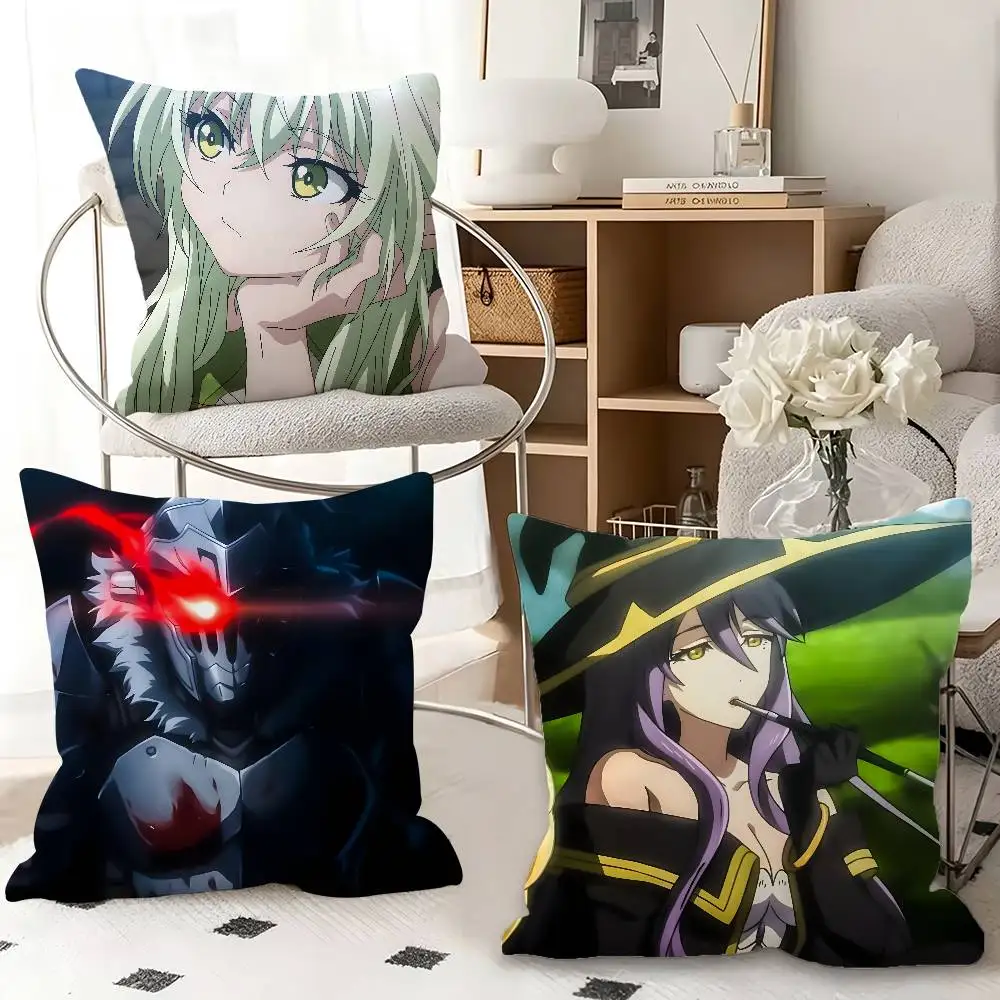 1pc Goblin Slayer Pillow Case Fashion Square Pillowcase Bedroom Sofa Room Ins Decoration Leisure