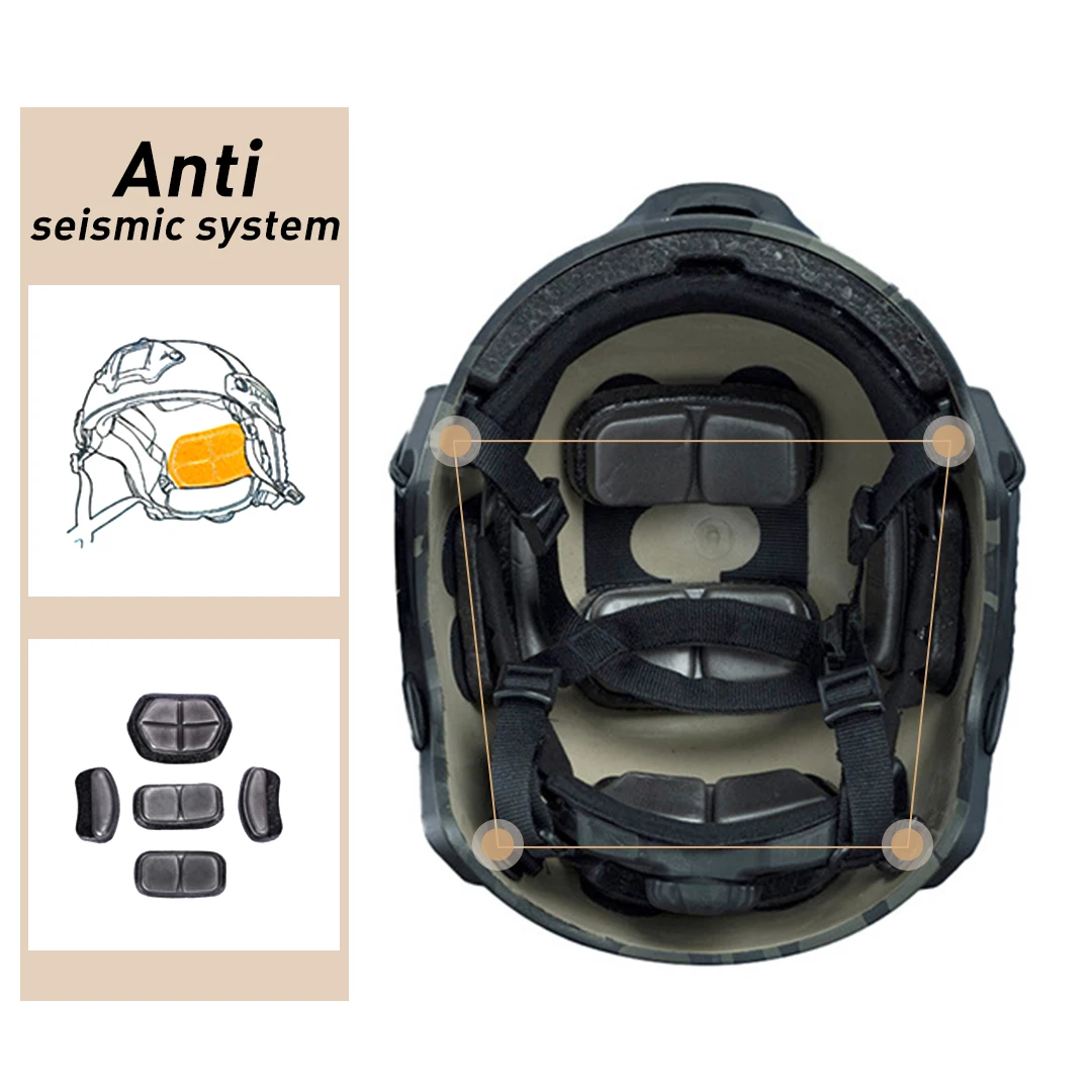 Tactical Helmet Fast MH Casco Airsoft Paintball Combat Helmets Outdoor Sports Jumping Head Protective Gear