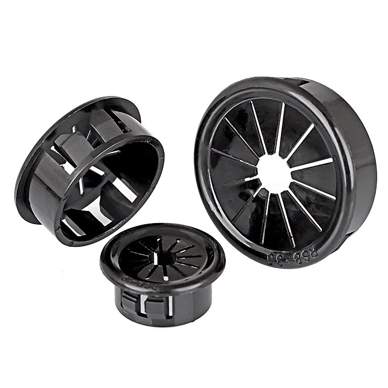 

Plastic Desktop Wire Grommet Cover RSB 10-100mm Furniture Dust Plug Buckle Office Computer Table Cable Line Outlet Ring