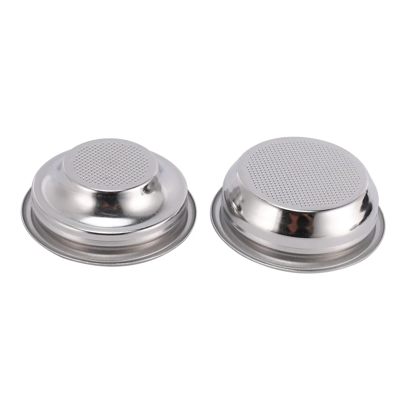 A94E-2 Pcs 58MM Bottomless Stainless Steel Professional Espresso Coffee Machine With Single And Dual Cups Filter Basket