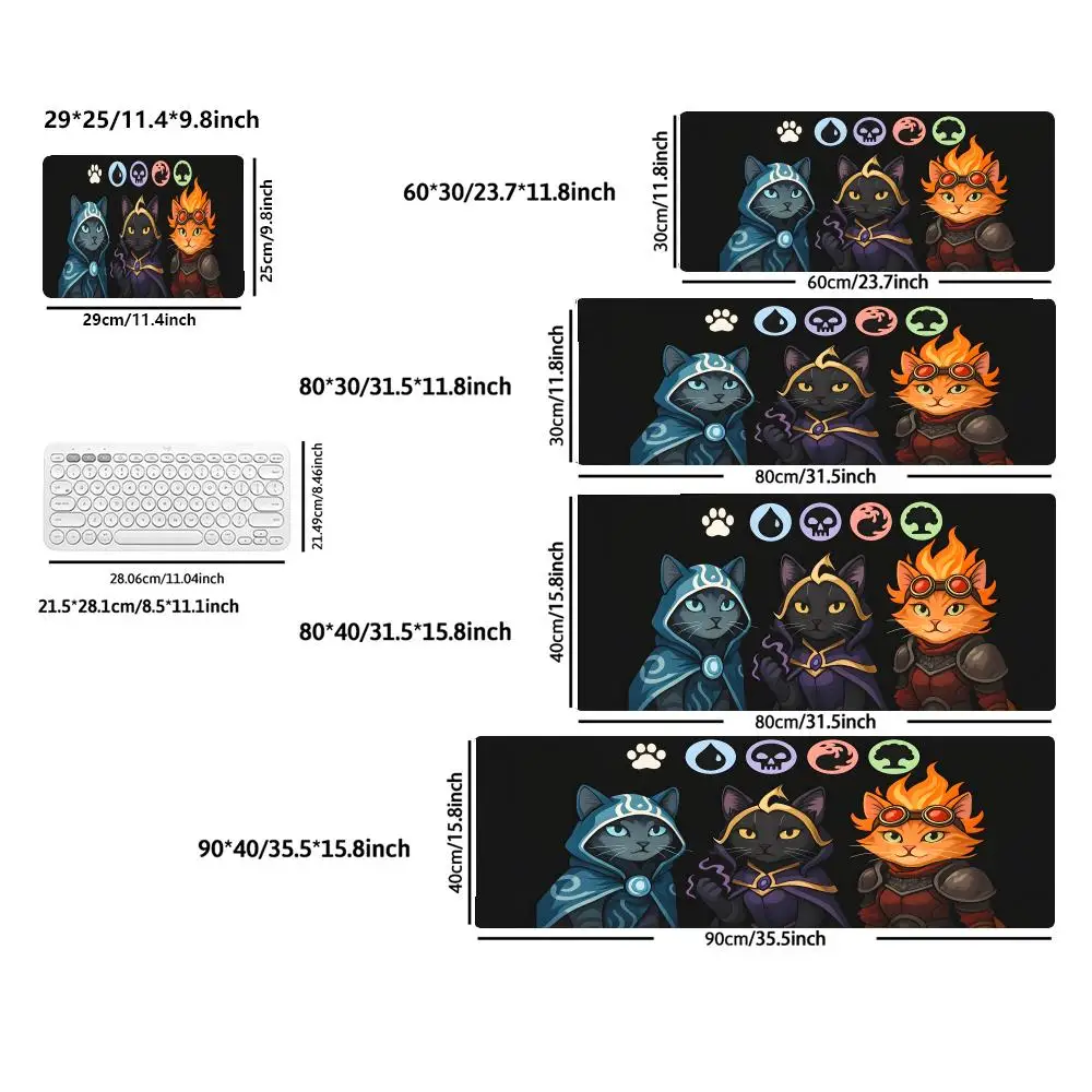 لوحة ماوس الألعاب XXL حصيرة مكتبية