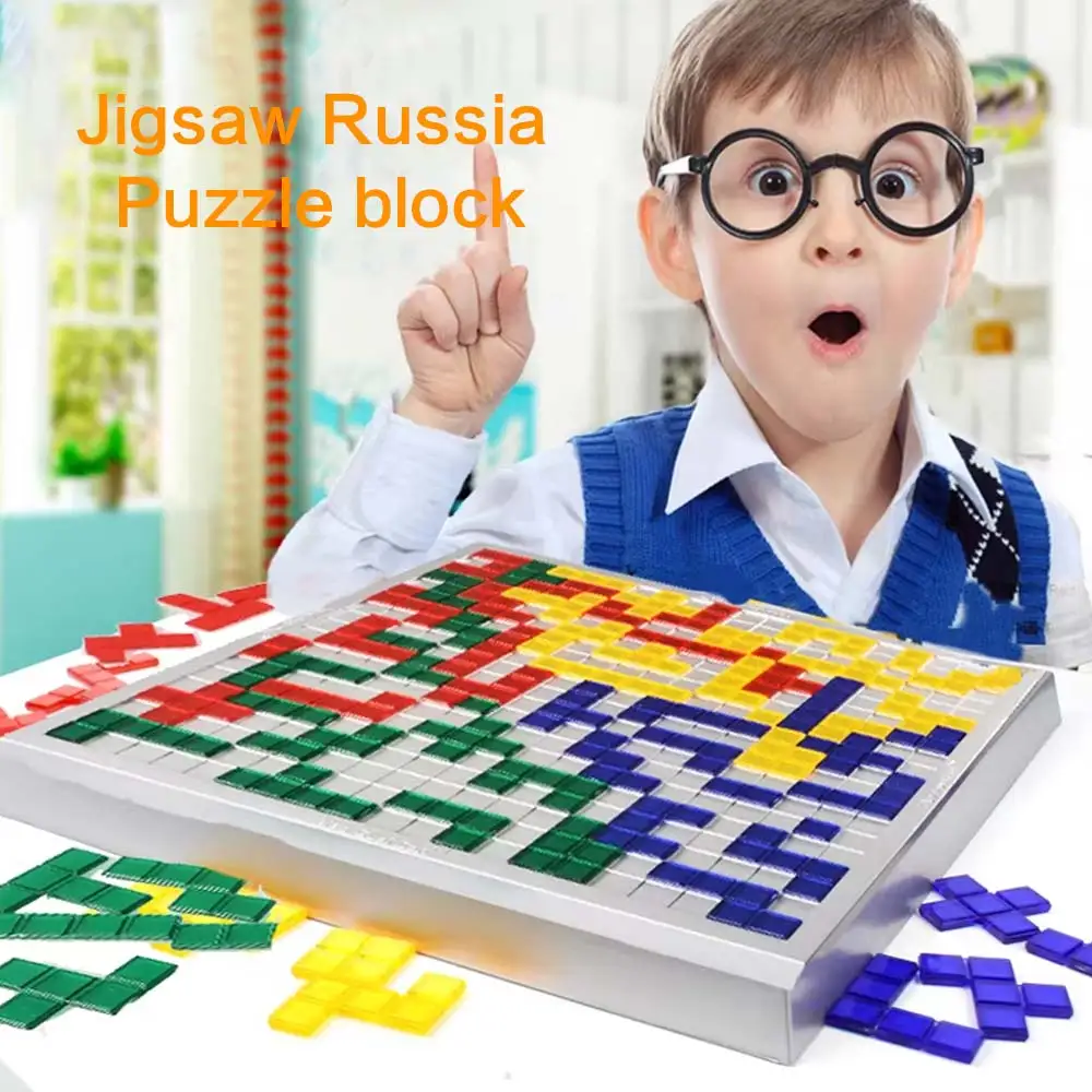 

Squares Game Jigsaw Russia Puzzle block 4-Person Entertainment Strategy Game Blokus Board Family Fun Puzzle Blokus Board Game