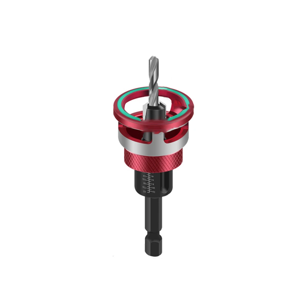 For On-the-Go Projects 2.8mm, 3.0mm, 3.5mm, 4.0mm Adjustable Depth Drill Bit Efficient Hole Location For Accurate Drilling