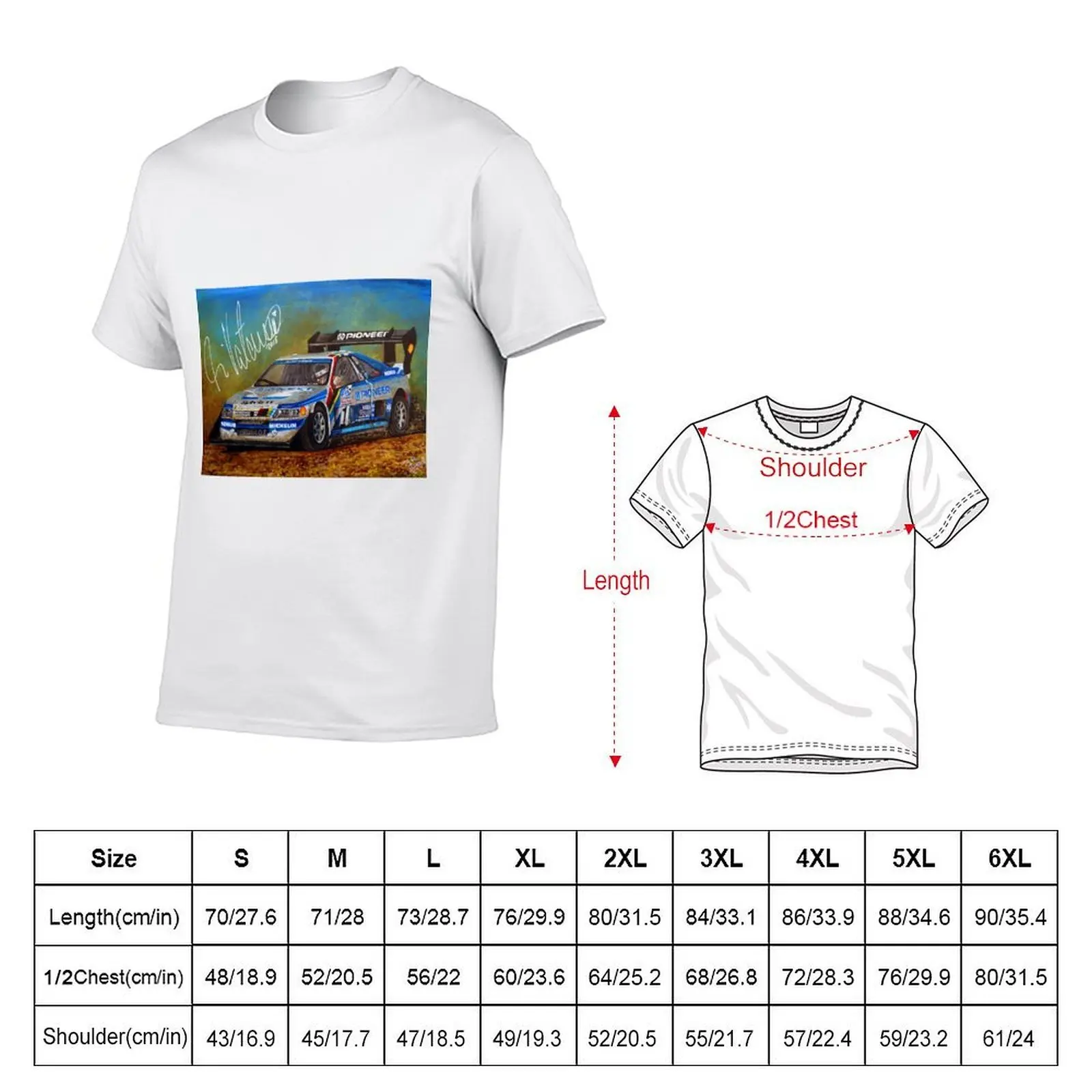 Ari Vatanen Pikes Peak 405 T-Shirt customizeds designer shirts T-shirt men