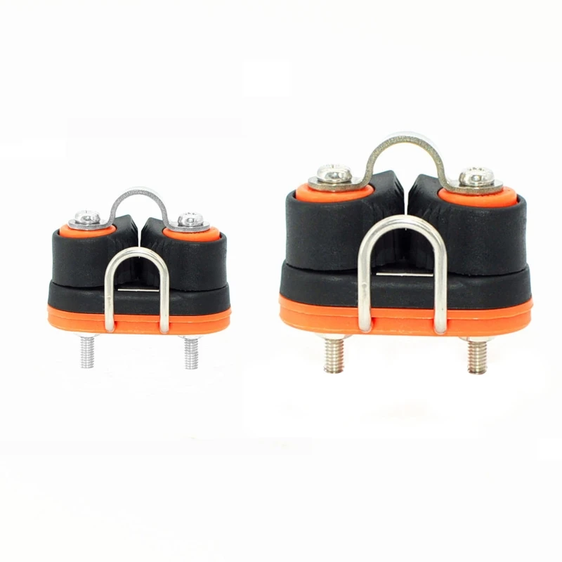 

Double Ball Bearing Quick Entry Boat Cleat Rope Clip Kayak Anchor Line Clamp