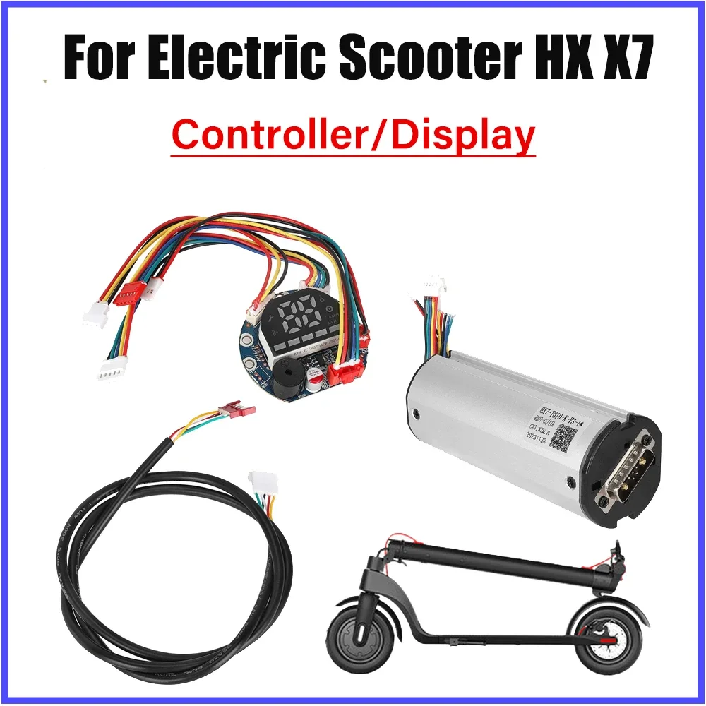

Dashboard Controller for Electric Scooter HX X7 36V 20A Panel Circuit Board Instrument LED Display E-Bike Parts