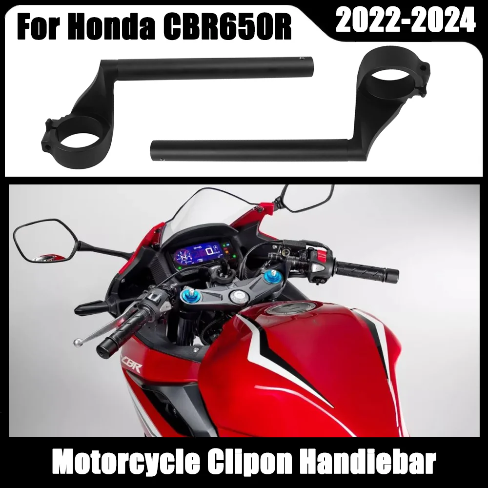 

For Honda CBR650R CB650R CBR650 R CBR 650 R 2022-2024 2023 Motorcycle Fork Tube Clip-On Handlebars Clip Ons Handle Bar Grips