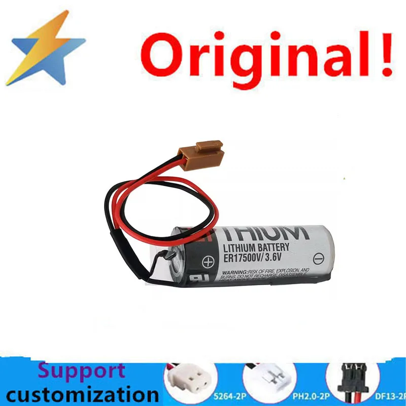 buy more will cheap Original ER17500V robot PLC CNC drive CNC service lithium battery 3.6V 3200MAH full capacity