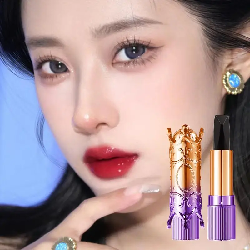 3 in 1 Color Changing Lipstick Matte Waterproof Lip Cosmetics Supplies Moisturizing Lip Care Balm for Daily Makeup Show