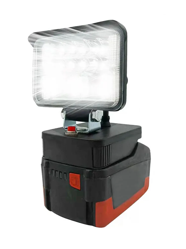 

LED Work Light Portable Flashlight Outdoor Waterproof High Performance Lamp Compatible for Metabo 18V Lithium Battery