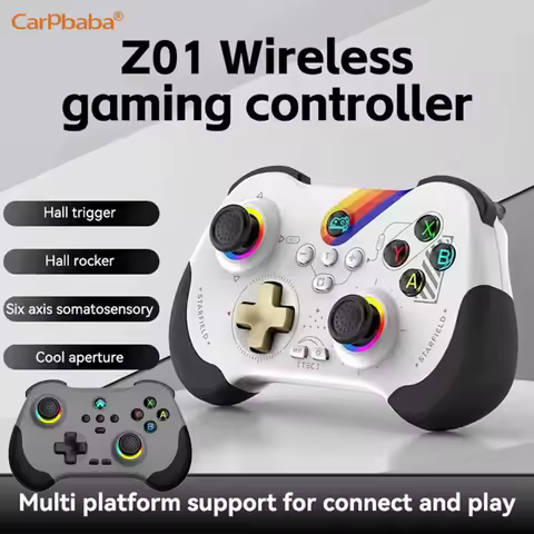 Z01 Wireless Gamepad Gaming Controller Wake Up Joystick 6-Axis Gyro Joystick For Nintendo Switch Steam Deck PS3 PS4 Durable
