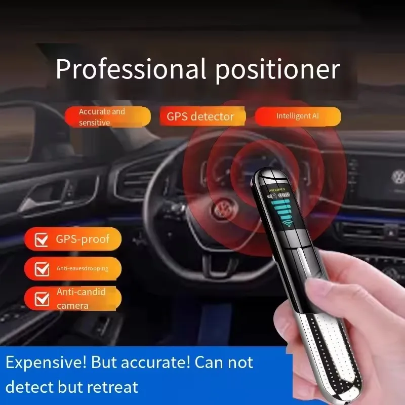 Privacy Protection Anti Hidden Camera Detection, Car GPS Tracker Detector RF Bug GPS Locator Scanner, Infrared Camera Finder
