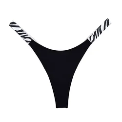 Women Sexy Thongs High Cut T-back G-string Low Rise Bikini Lingerie Breath Elasticity Bottom Underwear Seduction Erotic Panties