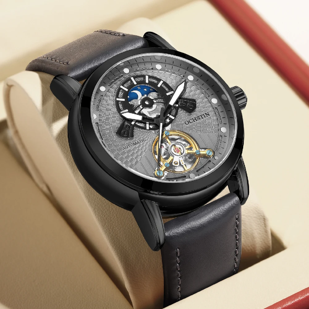 OCHSTIN 남성용 손목시계 오토매틱 셀프 와인딩 클 - Tourbillon Movement Watch 리뷰 및 가격