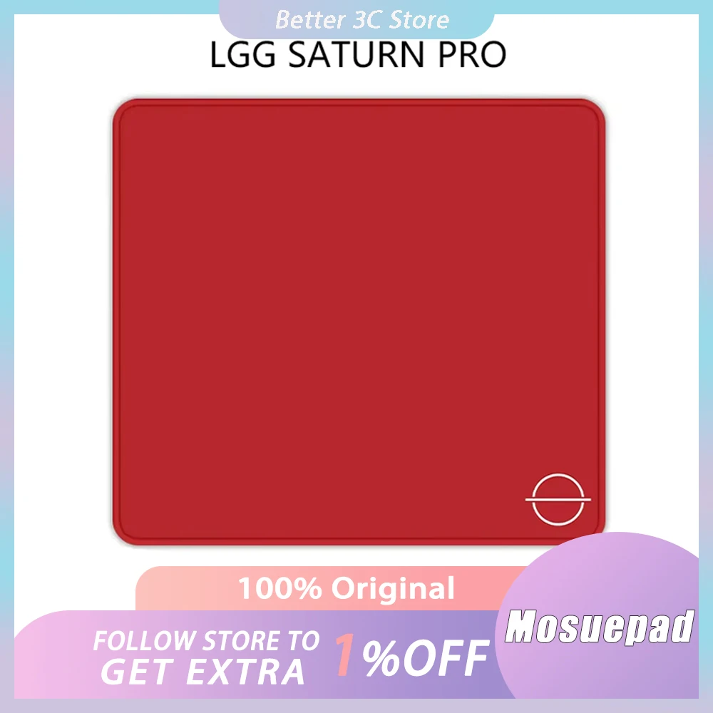 LGG Saturn PRO Gaming Mouse Pad Fabric Smooth Surface Non-slip Sweat-proof Custom Original Large Desk Mat for FPS Gamer Gift