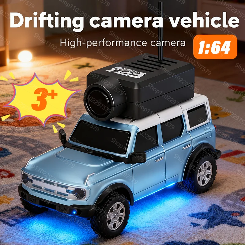 

New Mini Drift RC Car 1:64 3Km/h With 1080P FPV Camera Wifi APP Control 2.4G Remote Control Built-In Gyroscope Car Kid Gift Toy