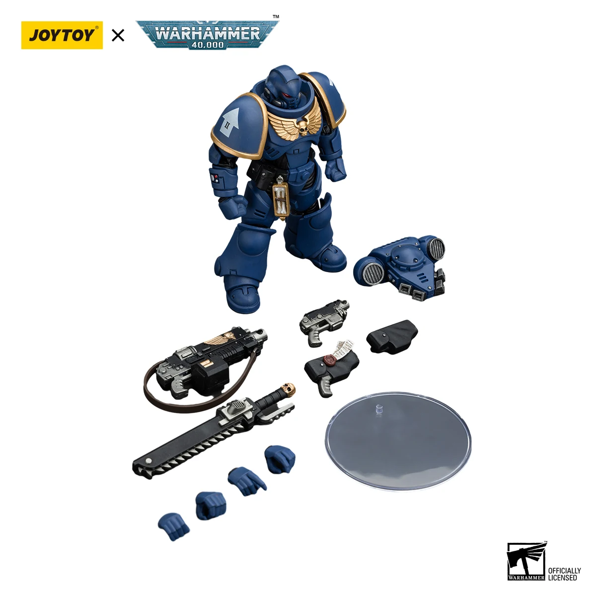 In Stock JOYTOY Warhammer 40K 1/18 Action Figures Ultramarines Intercessors V5 Anime Model Collection Models Toys Gifts