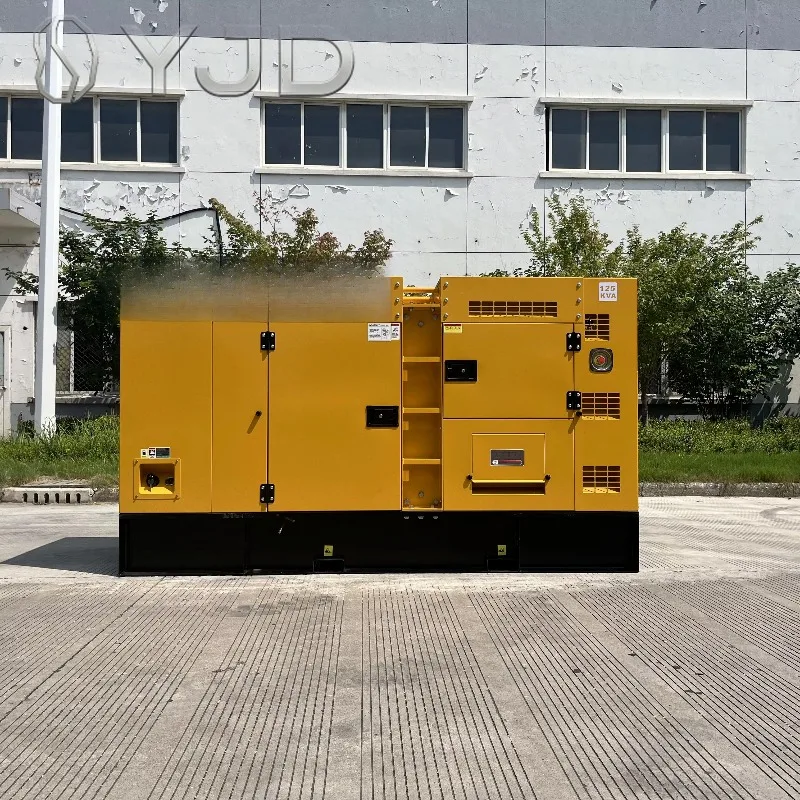 DYJD Silent Open Frame 125KVA 3 Phase for Diesel Generator 135KVA 140KVA 145KVA 110KW 100KW ISO/CE Certified 1 Year Warranty